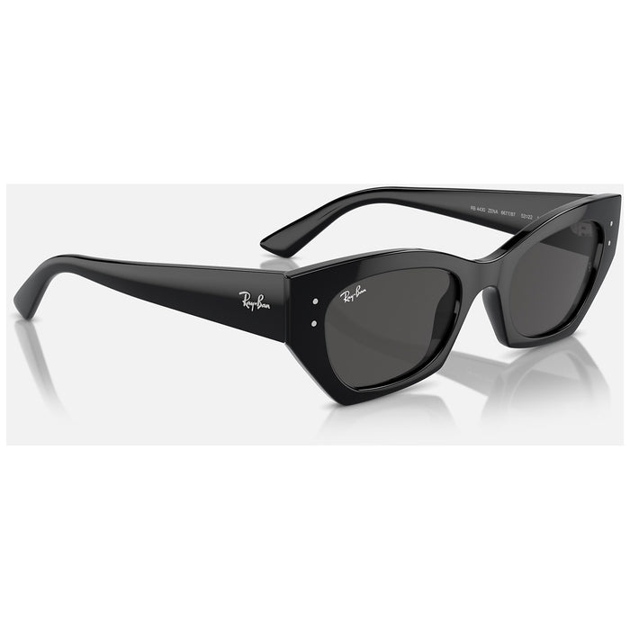 Ray Ban Zena Bio-Based Sunglasses Polished Black/Dark Grey