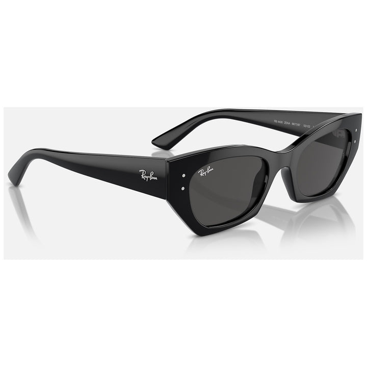 Ray Ban Zena Bio-Based Sunglasses Polished Black/Dark Grey