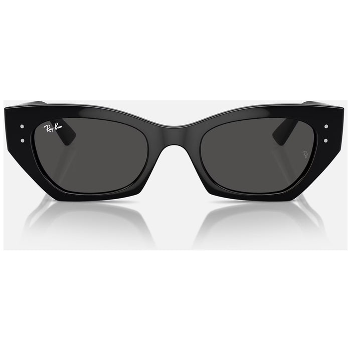 Ray Ban Zena Bio-Based Sunglasses Polished Black/Dark Grey