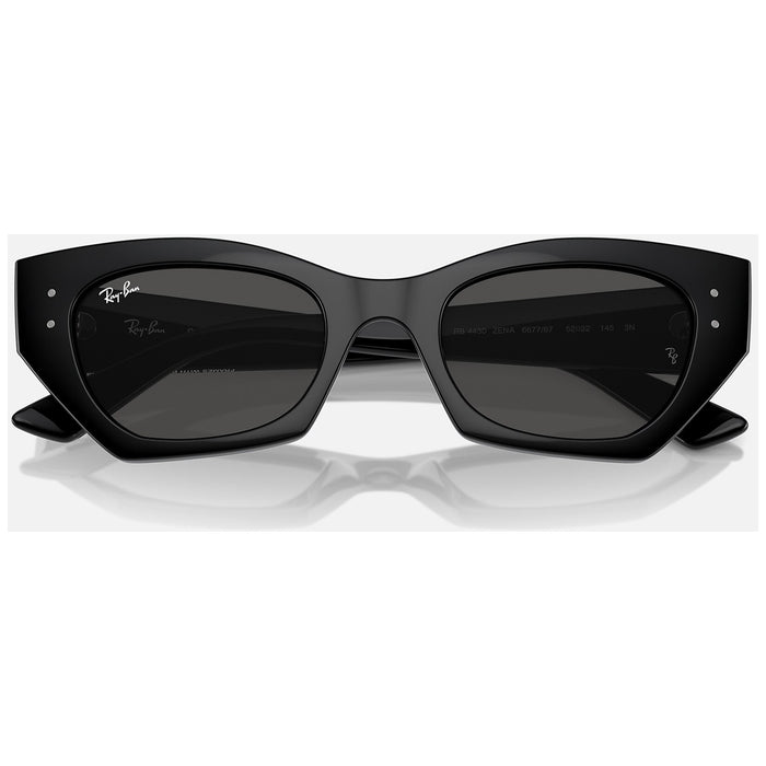 Ray Ban Zena Bio-Based Sunglasses Polished Black/Dark Grey