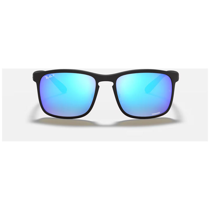 Ray Ban RB4264 Sunglasses Matte Black/Blue Polarized+