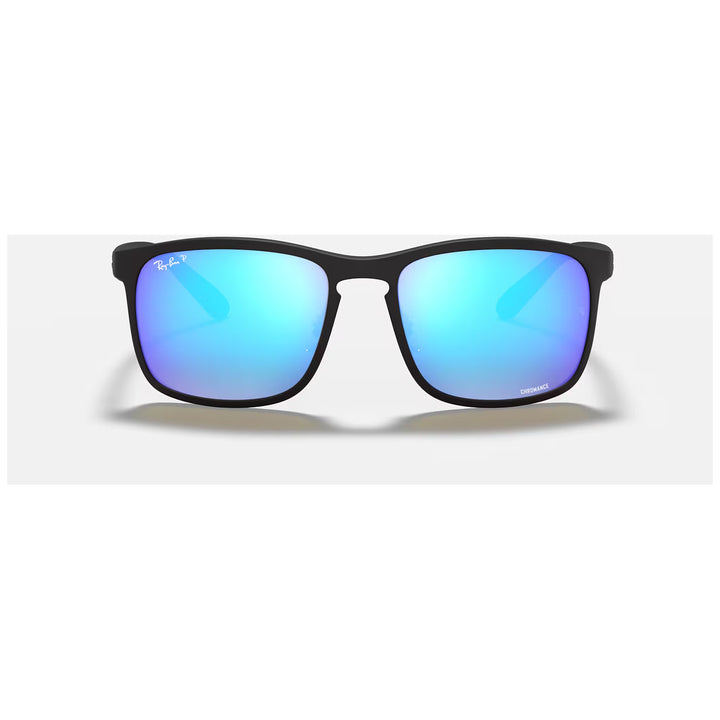 Ray Ban RB4264 Sunglasses Matte Black/Blue Polarized+