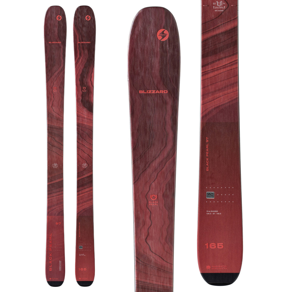 Blizzard Black Pearl 97 Skis + Look Pivot 12 GW Ski Bindings - Women's 2024