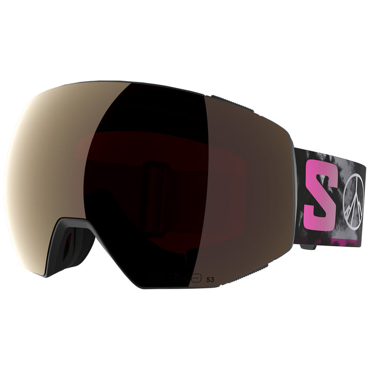 Salomon Radium Prime Sigma Goggles Black QSTX/Sigma Gun Metal + Sigma Light Blue