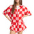 Brixton The Getaway Romper - Women's Silver Pink/Adrenaline Rush Checkerboard