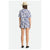 Brixton The O Mar Button Down Short-Sleeve Woven Shirt - Women's Navy/White Collage