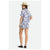 Brixton The O Mar Button Down Short-Sleeve Woven Shirt - Women's Navy/White Collage