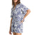 Brixton The O Mar Button Down Short-Sleeve Woven Shirt - Women's Navy/White Collage