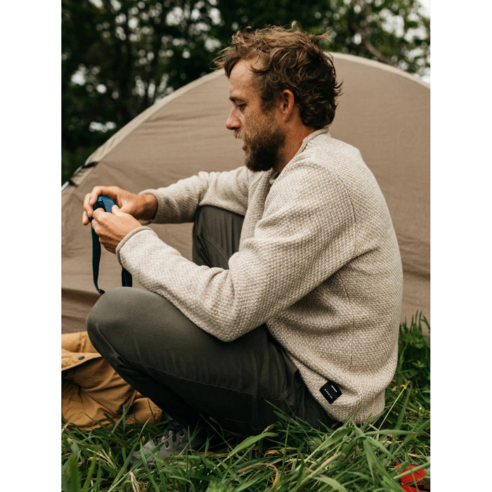 Finisterre Barents Jumper Crew Neck - Men's Oatmeal