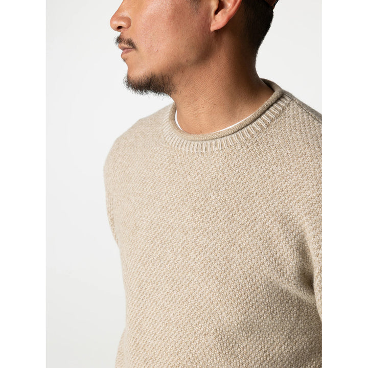 Finisterre Barents Jumper Crew Neck - Men's Oatmeal