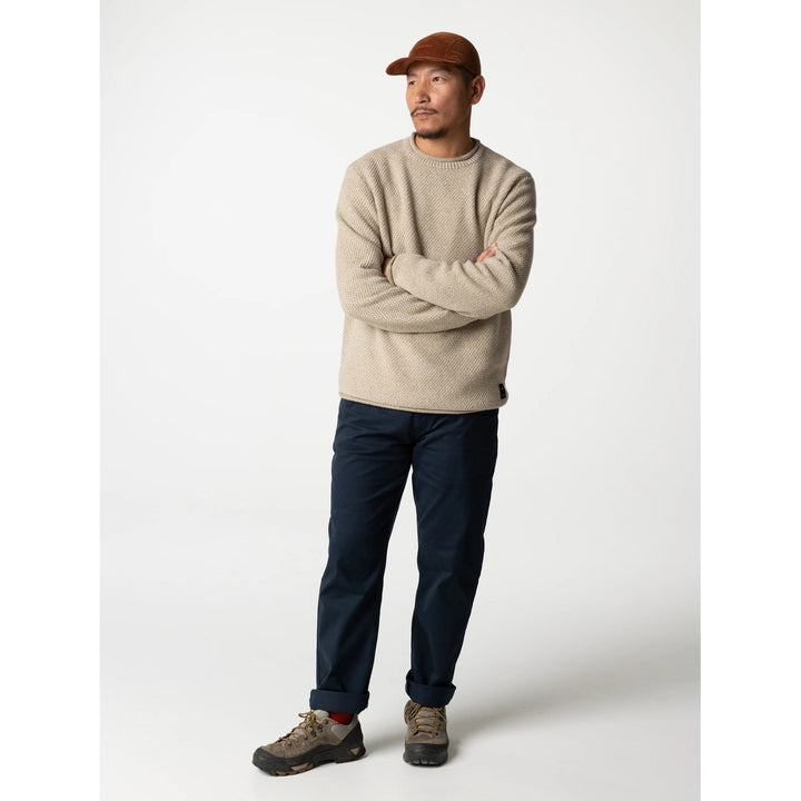 Finisterre Barents Jumper Crew Neck - Men's Oatmeal
