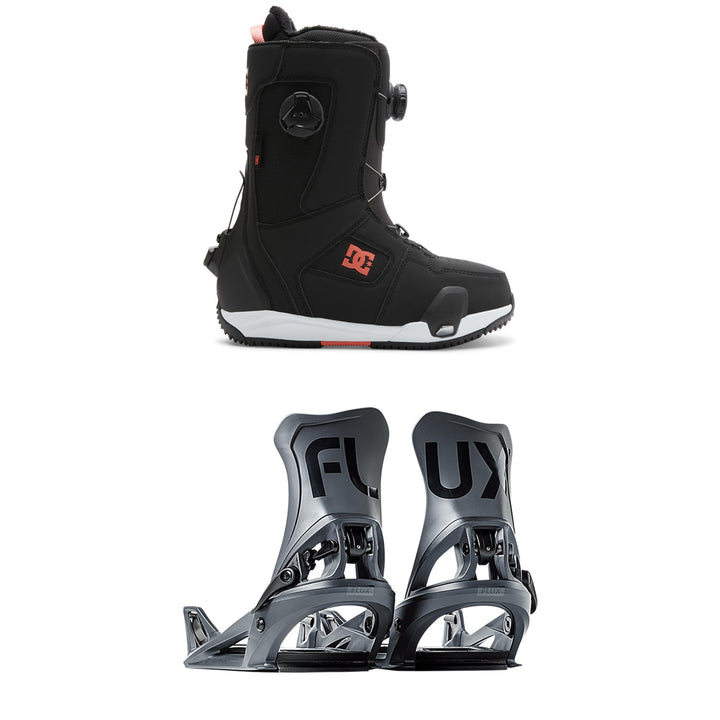 DC Phase Boa Pro Step On Snowboard Boots + Flux DS Step On Snowboard Bindings - Women's