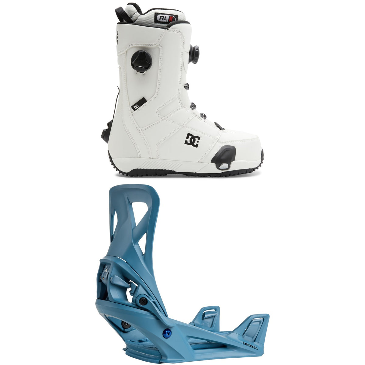 DC Control Step On Snowboard Boots + Burton Step On Snowboard Bindings 2026