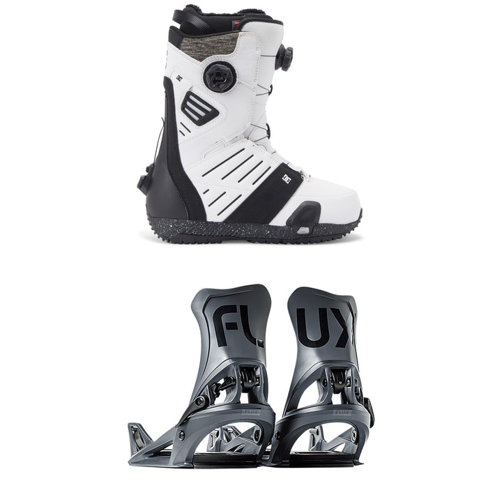 DC Judge Step On Snowboard Boots + Flux DS Step On Snowboard Bindings