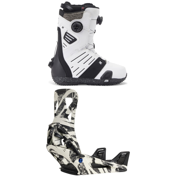 DC Judge Step On Snowboard Boots + Burton Step On Snowboard Bindings