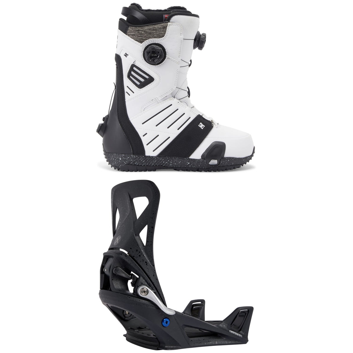 DC Judge Step On Snowboard Boots + Burton Step On X Snowboard Bindings