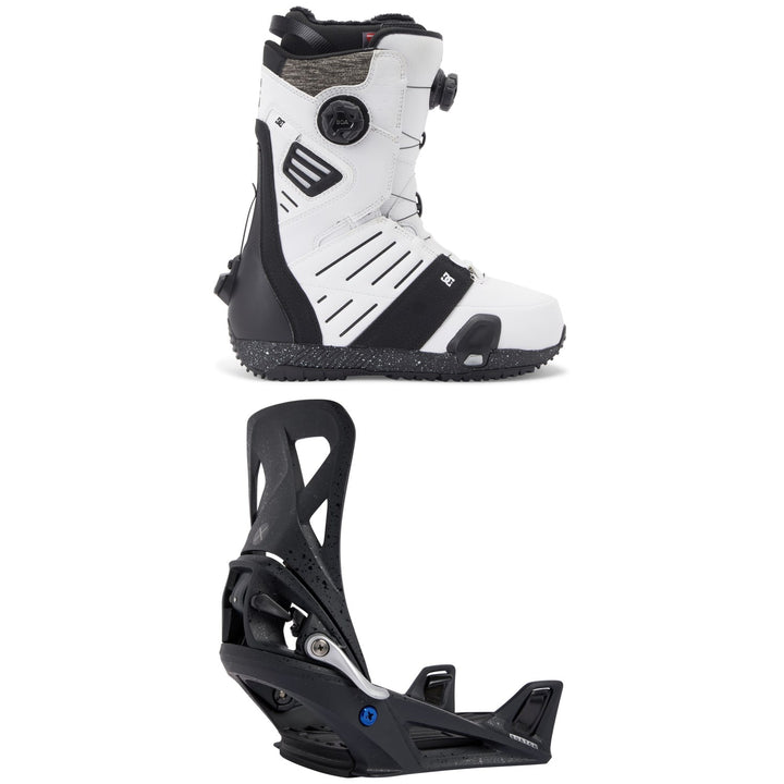 DC Judge Step On Snowboard Boots + Burton Step On X Snowboard Bindings