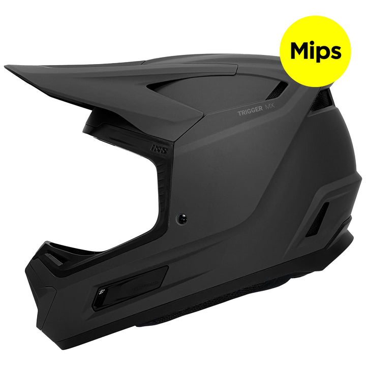 IXS Trigger MX 1.0 MIPS Full Face Bike Helmet Matte Metallic Black