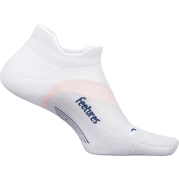 Feetures Elite Light Cushion Tab Socks - Women's White Rose