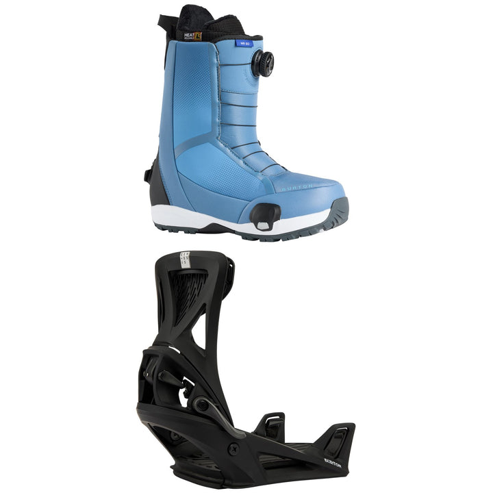 Burton Waverange Step On Snowboard Boots + Step On Genesis Snowboard Bindings 2026