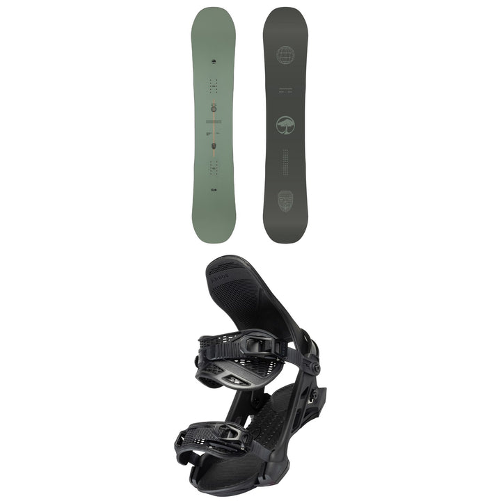Arbor Formula Decon Snowboard 2026 + Hemlock Snowboard Bindings 2024