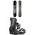 Sims ATV Snowboard + Salomon District Snowboard Bindings 2026