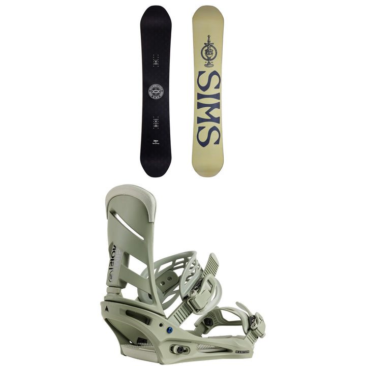 Sims Joker Snowboard + Burton Mission Snowboard Bindings 2026