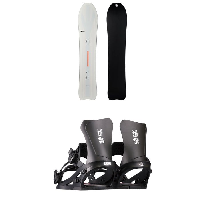 United Shapes Deep Reach Snowboard + Flux DS Snowboard Bindings 2026