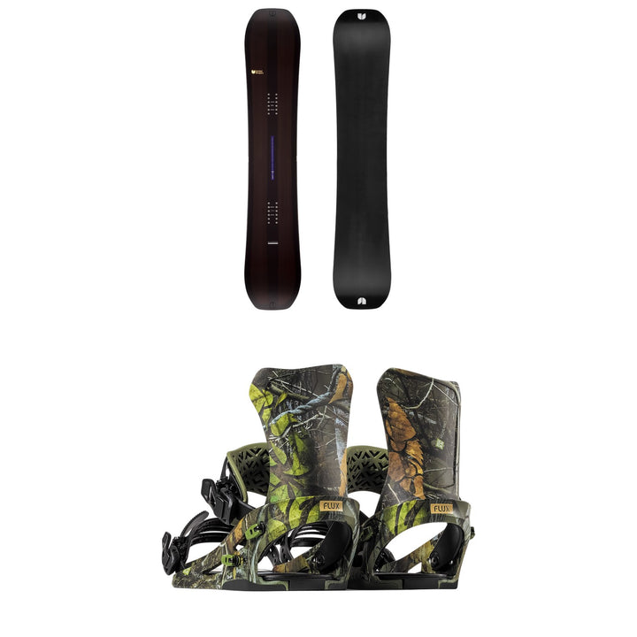 United Shapes Object Snowboard + Flux DS Snowboard Bindings 2026