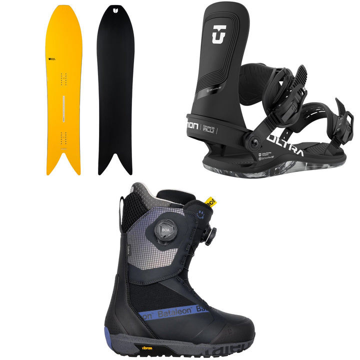 United Shapes Experiment Snowboard + Union Ultra Snowboard Bindings + Bataleon Salsa Boa Snowboard Boots - Women's 2026