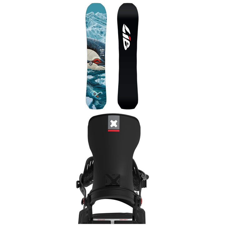 Lib Tech T. Rice Orca II Snowboard + Bent Metal Transfer Snowboard Bindings 2027