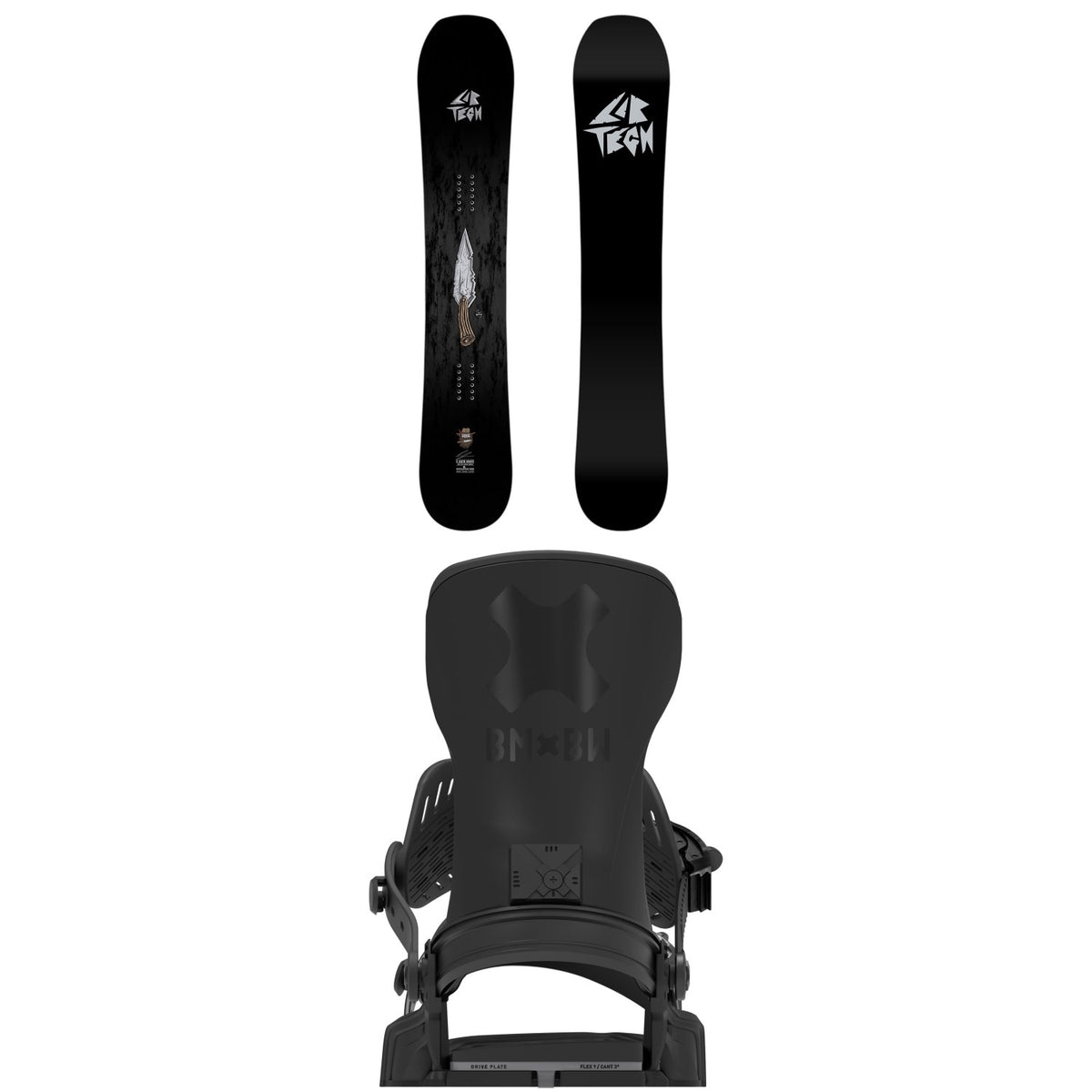 Lib Tech EJack Knife Snowboard + Bent Metal Transfer Pro Snowboard Bindings 2027