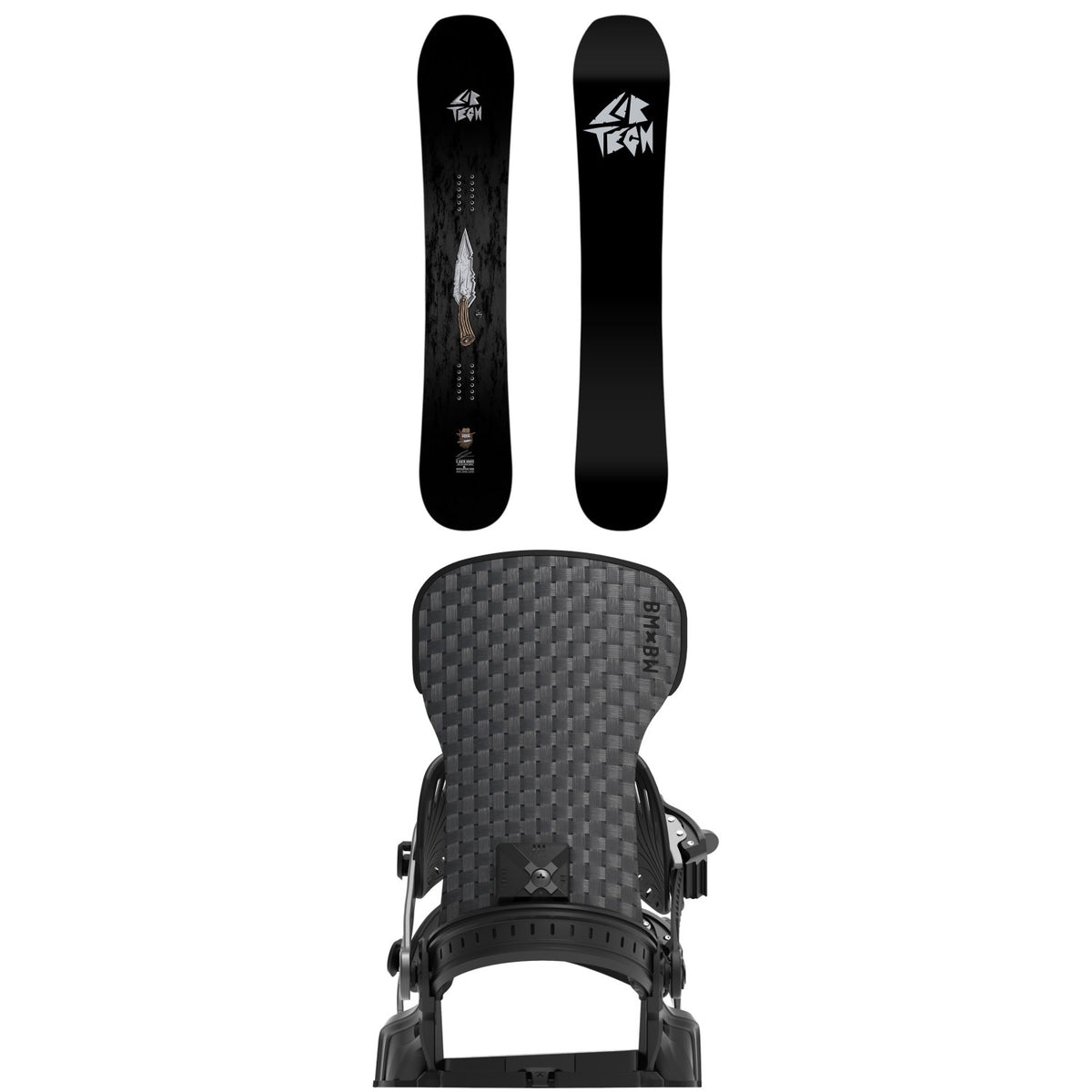 Lib Tech EJack Knife Snowboard + Bent Metal Solution Snowboard Bindings 2027