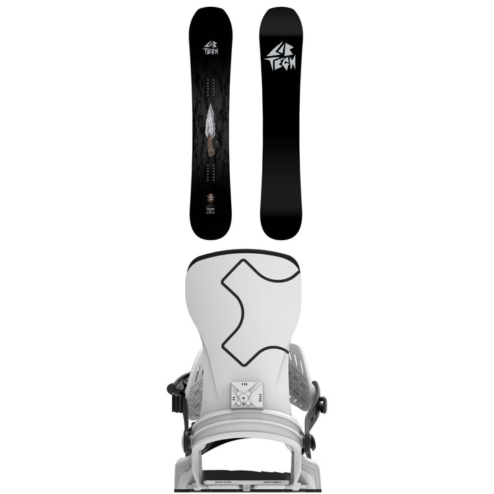 Lib Tech EJack Knife Snowboard + Bent Metal Axtion Snowboard Bindings 2027