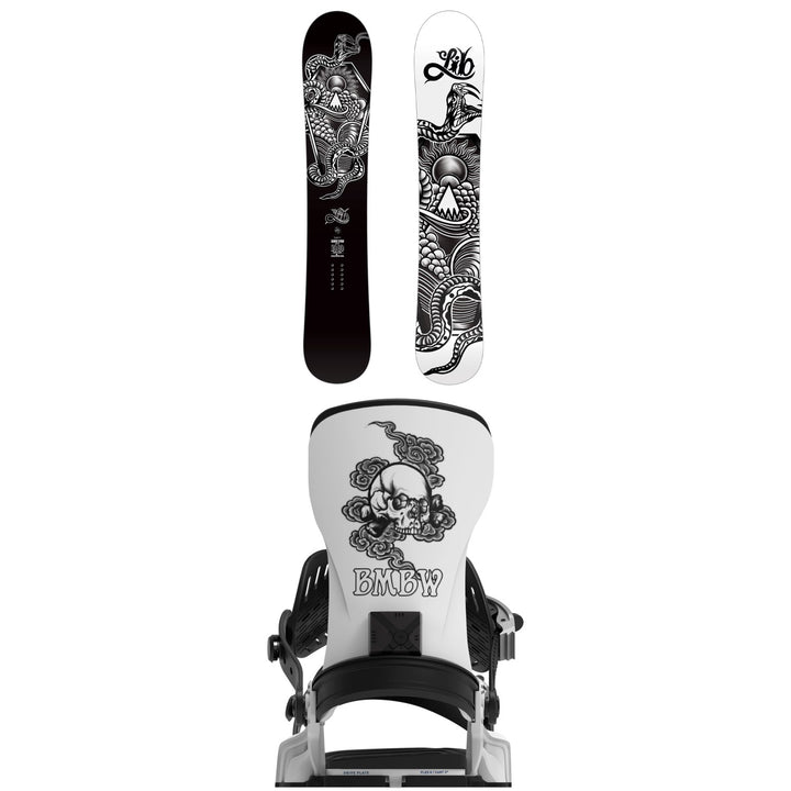 Lib Tech Jamie Lynn Snowboard + Bent Metal Transfer Snowboard Bindings 2027