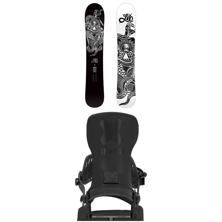 Lib Tech Jamie Lynn Snowboard + Bent Metal Transfer Pro Snowboard Bindings 2027