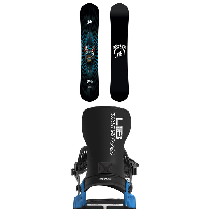 Lib Tech Mayhem Ripper Snowboard + Bent Metal Transfer Snowboard Bindings 2027