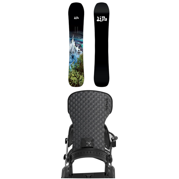 Lib Tech Skunk Ape Camber Snowboard 2027 + Bent Metal Solution Snowboard Bindings 2027