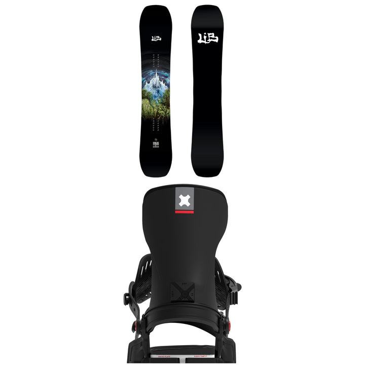 Lib Tech Skunk Ape Twin Snowboard + Bent Metal Transfer Snowboard Bindings 2027