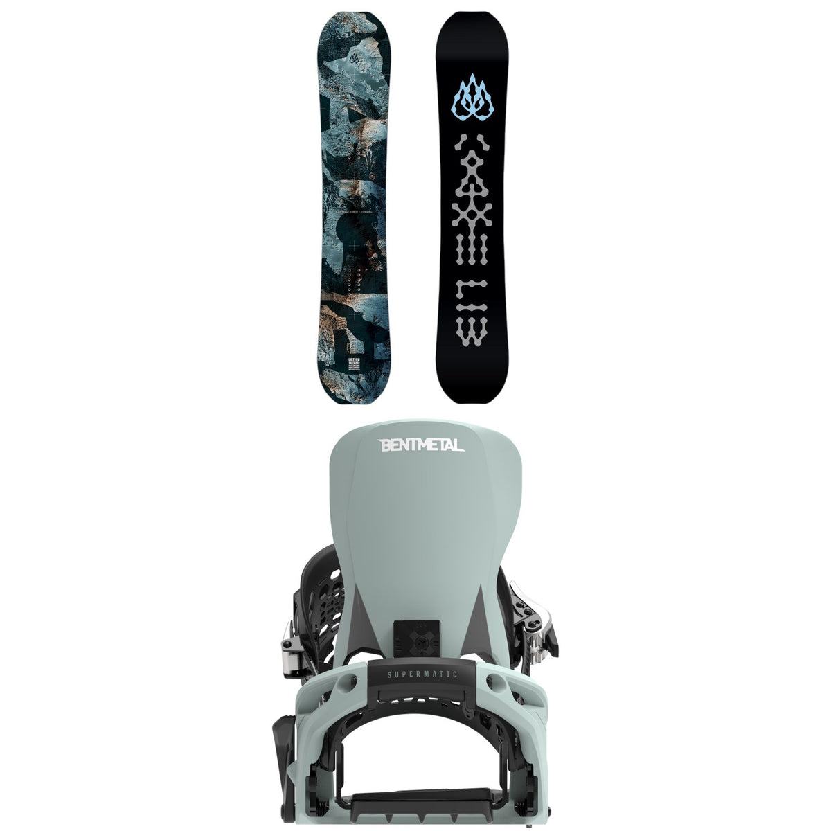 Lib Tech T. Rice Pro Snowboard + Bent Metal Lightning Supermatic Snowboard Bindings 2027