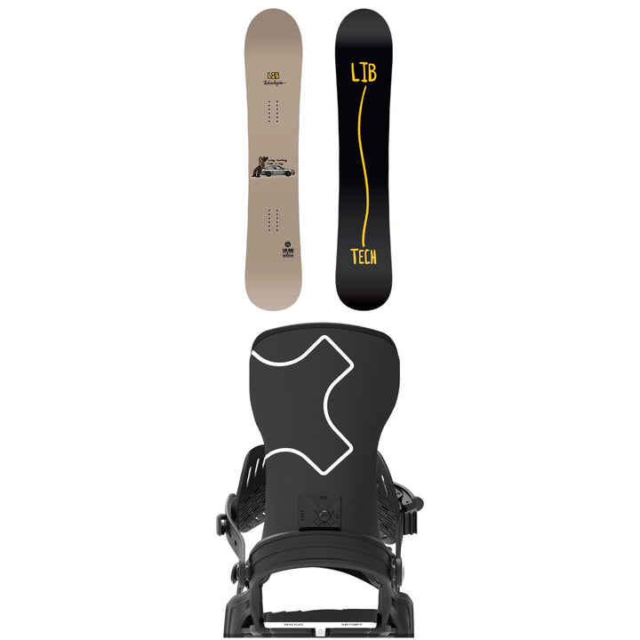 Lib Tech Lib Rig Snowboard + Bent Metal Axtion Snowboard Bindings 2027