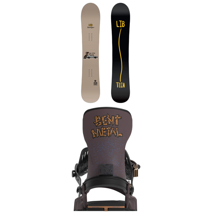 Lib Tech Lib Rig Snowboard + Bent Metal Transfer Snowboard Bindings 2027