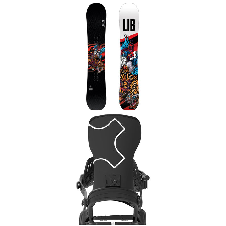 Lib Tech Terrain Wrecker Snowboard + Bent Metal Axtion Snowboard Bindings 2027