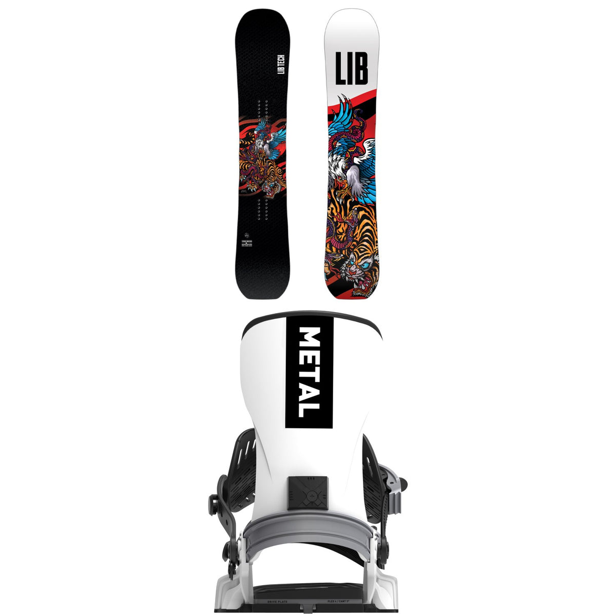 Lib Tech Terrain Wrecker Snowboard + Bent Metal T-Zero Snowboard Bindings 2027