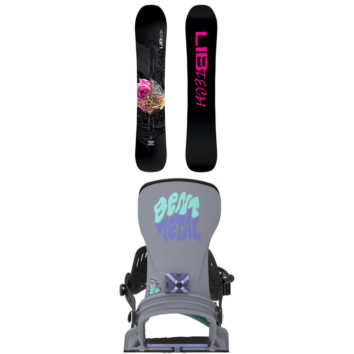 Lib Tech Dynamiss Snowboard  + Bent Metal Stylist Snowboard Bindings - Women's 2027