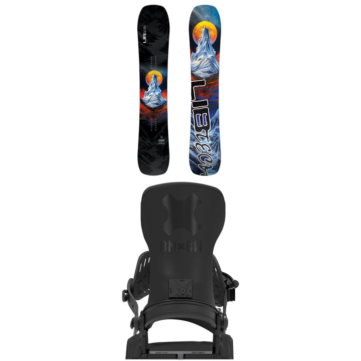 Lib Tech Dynamo Snowboard + Bent Metal Transfer Pro Snowboard Bindings 2027