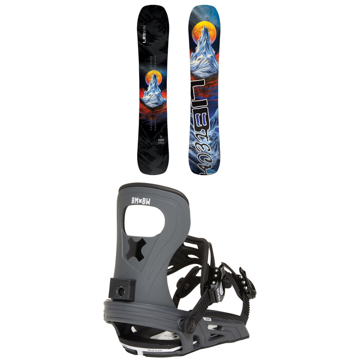 Lib Tech Dynamo Snowboard + Bent Metal Joint LTD Snowboard Bindings 2027