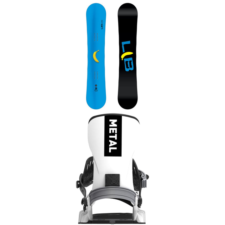 Lib Tech Skate Banana Snowboard + Bent Metal T-Zero Snowboard Bindings 2027