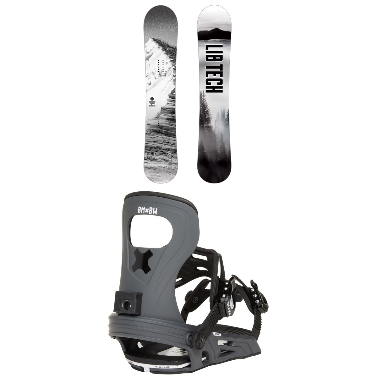 Lib Tech Cold Brew Snowboard + Bent Metal Joint LTD Snowboard Bindings 2027