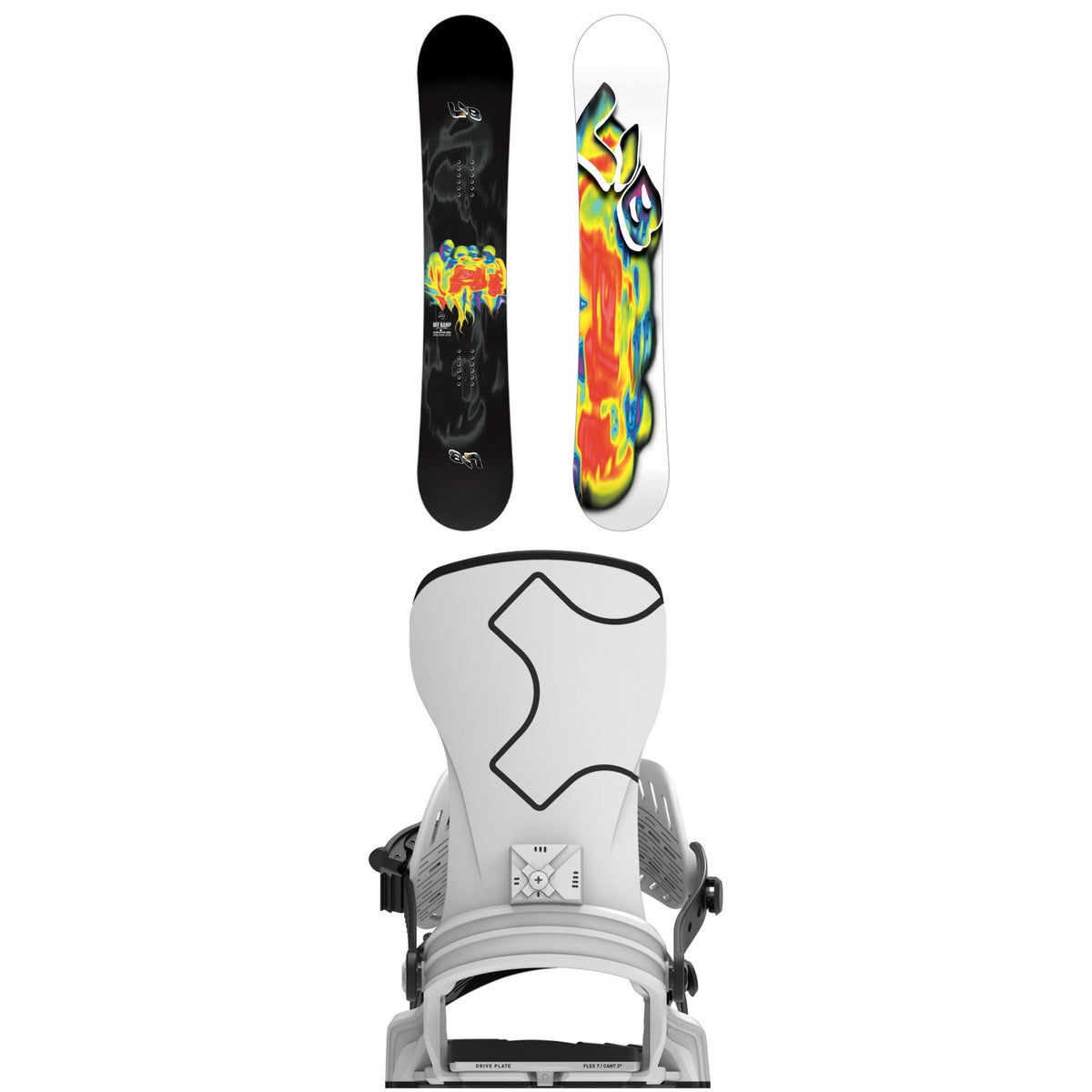 Lib Tech Off Ramp Snowboard + Bent Metal Axtion Snowboard Bindings 2027